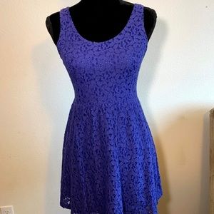 Blue flowery dress